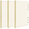 FANDAMEI 3 Pack A5 Refills Paper - 270 Pages/135 Sheets