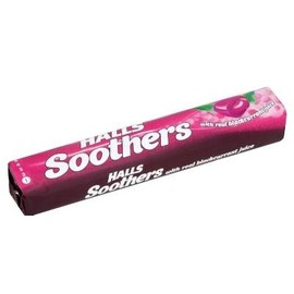 HALLS 20 X HALLS SOOTHERS BLACKCURRANT STICK | 20 PACK BUNDLE