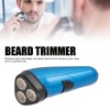 Electric Beard Trimmer 3 Floating Heads Rechargeable Precise Cutting Cordless