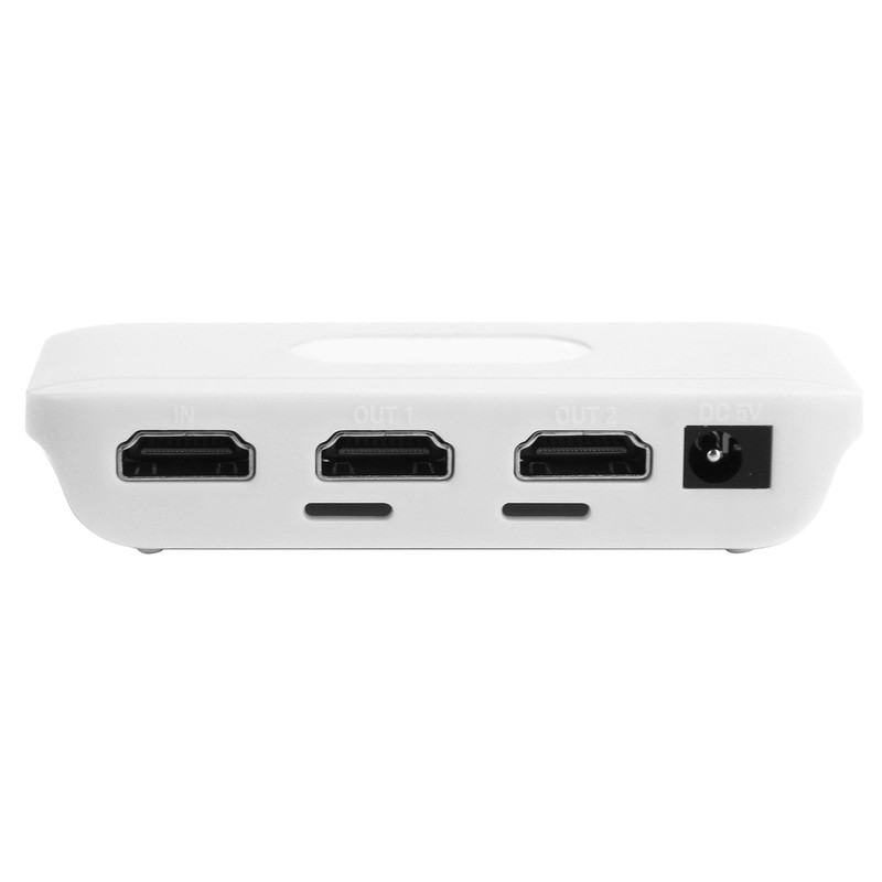 HDMI Compatible Splitter 1 Input to 2 Outputs Mini 1080P