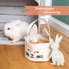 Papierdrachen Easter Nest with Rabbit Ears and Handle, Canvas with