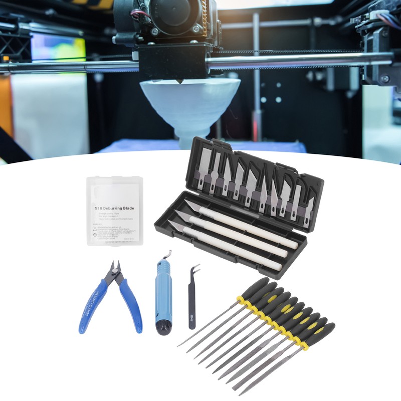 3D Printer Tool Kit Model Carving Knife Trimming File Tools