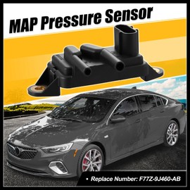 Hihaha EGR Valve Pressure Feedback Sensor DPFE Sensor F77Z9J460AB for Ford F150 Escape Focus for Lincoln for Mazda for Mercury Exhaust Gas Recirculation Pressure Feedback Durable Material