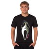 Horror Film Men's Ghost Face Mask Disguise Graphic Print T-Shirt