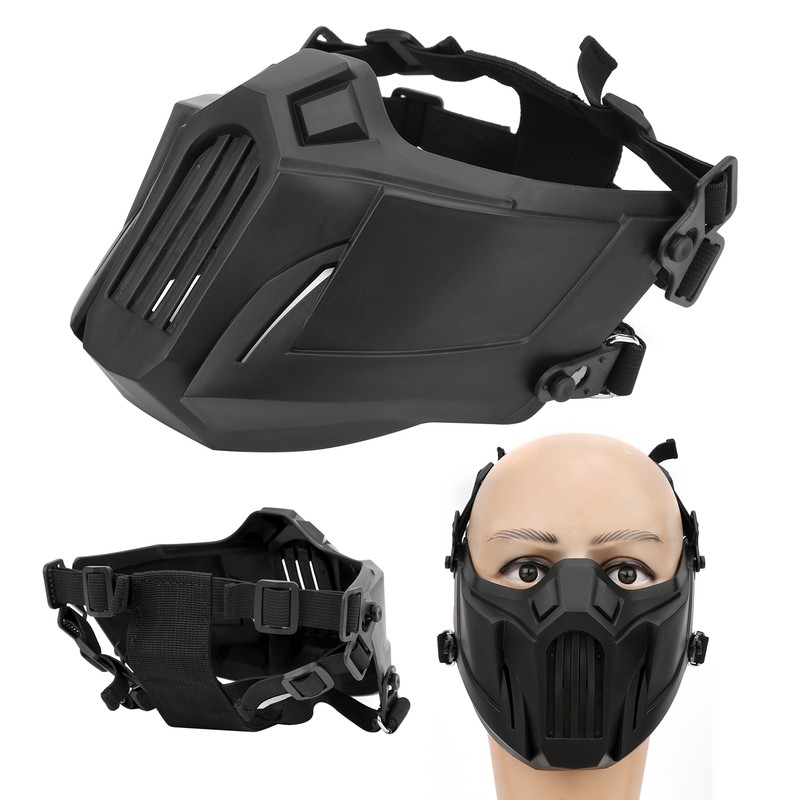 Tactic Half Face Guard Breathable Military Protection Equipment for CS