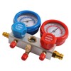 MuChaIOAK Vacuum Pump and Gauge Set, A/C 1/4 HP Combo