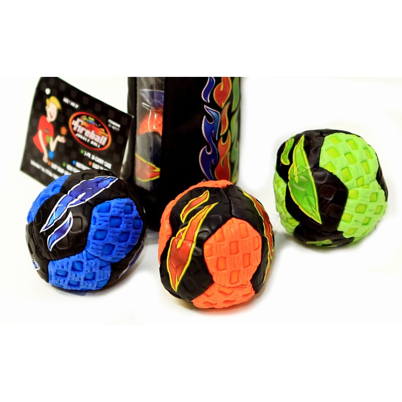 fun gripper - Juggling Ball Set Fireball Design for Beginners