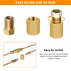 MuHize 25 ft 3/16" Copper Coated Brake Line Kit (Includes