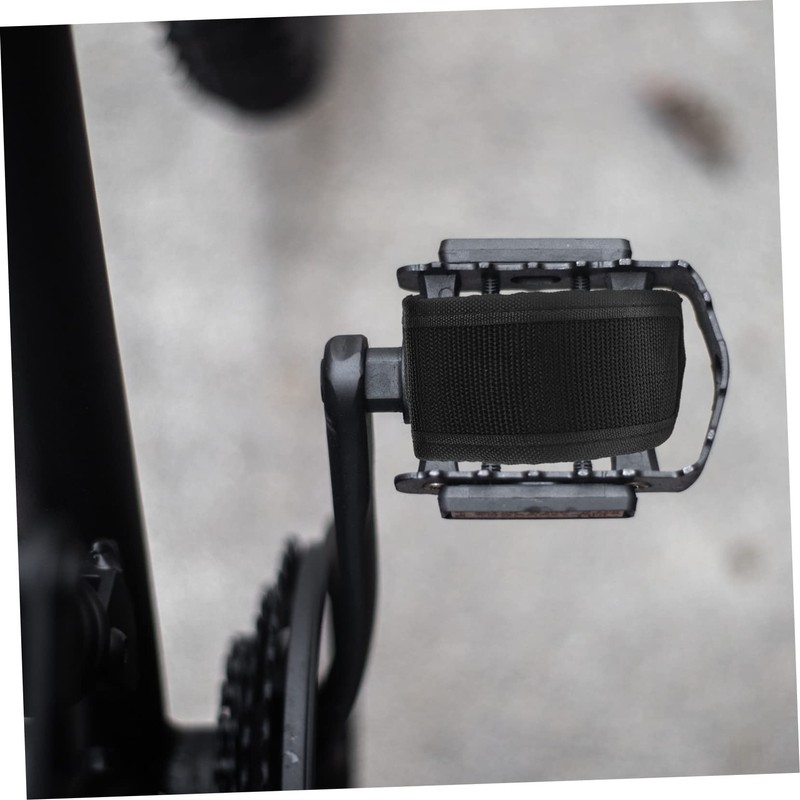 Mipcase 1Pair Adjustable Pedal Straps for Bicycles Lightweight Bike Footrest