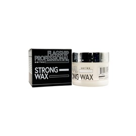 FLAGSHIP Handmade Strong Wax - High Hold Hair Styling Product for Men & Women - Matte Finish & All-Day Control - Ideal for Fine & Thin Hair - Professional Grade Wax Cream (4.5oz)