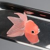 Acxico 10 Plastic Goldfish Small Soft Rubber Floating Gold Fish