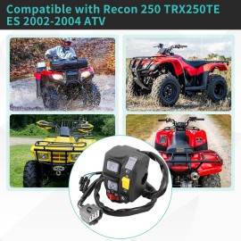 Handlebar Switch Electric Shift for 2002-2004 Honda ATV TRX250TE FourTrax Recon