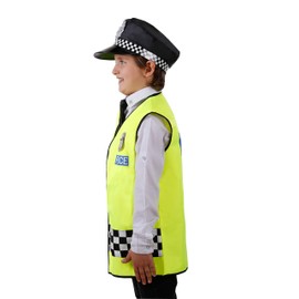 Matissa & Dad Children's Police Officer Role Play Costume and accessory Set Kids Boys Girls (Small (3-5 Years))