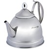 1 Litre Teapot with Tea Strainer Insert Stainless Steel Premium