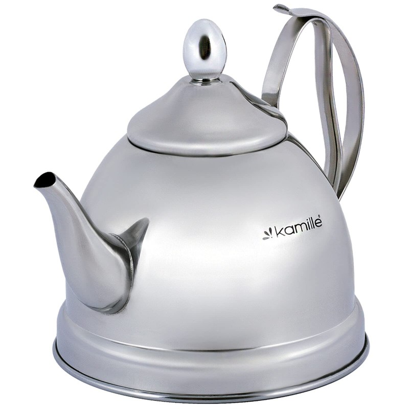 1 Litre Teapot with Tea Strainer Insert Stainless Steel Premium