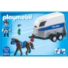 Playmobil 6875 - Police on Horseback with Trailer