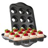 2 Pack Mini Cheesecake Pans Removable Bottom 12 Cavity Mini