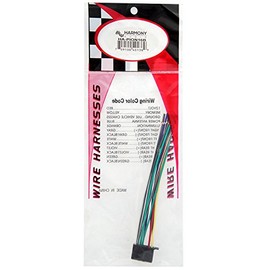 Harmony Audio HA-PION16B Compatible with Pioneer DEH-P6500 Aftermarket Stereo Replacement 16 Pin Radio Wire Harness