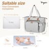 Tonyeee Diaper Bag Tote, Large Diaper Bags Waterproof, Hospital Bag
