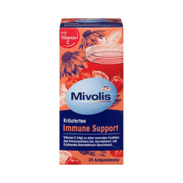 Mivolis Kräutertee Immune Support mit Vitamin C (25 Beutel)