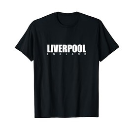 Liverpool Shirt - Cool White Bold Letters T-shirt