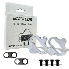 BUCKLOS Replacement Cleats BH-51 / BH-56 Compatible with Shimano MTB SPD Pedals for Spinning Indoor Cycling and MTB Mountain Bicycle Shoes