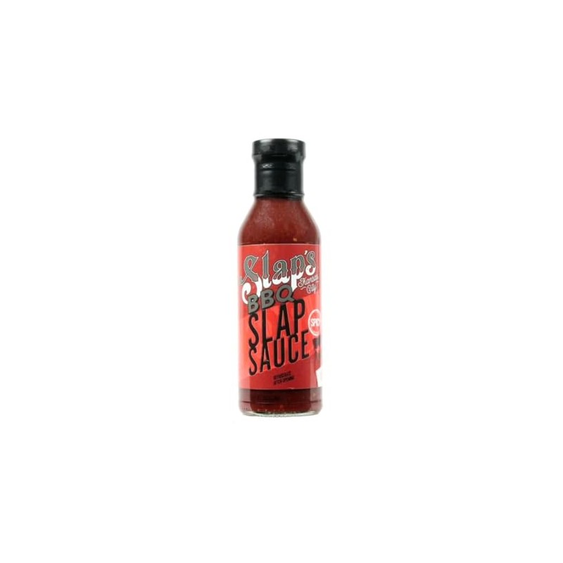 Slaps Kansas City SPICY Sauce, 16oz (Pack of 2)