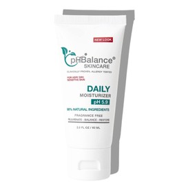 pH Balance Skincare Daily Moisturizer Rejuvenating Cream Moisturizer - Woman Face & Body Lotion For Dry Skin, Itchy Compromised & Sensitive - All Natural No Fragrance, Cruelty Oil & Paraben Free 2oz