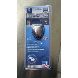 T-H Marine Compact Red/Green LED Bow Light - USCG Approved Stainless Steel