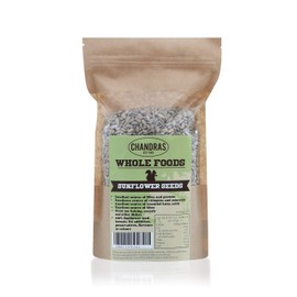 Chandra Whole Foods – Raw Sunflower Seeds 750G – Low-Carb High Fibre Sunflower Seeds to Eat, for Baking, Cooking, Cereals & Smoothies - Gluten-Free & Keto, Rich in Protein, Vitamins & Nutrients