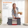 Lifewit Large Capacity Clothes Storage Bag Organizer with Reinforced Handle