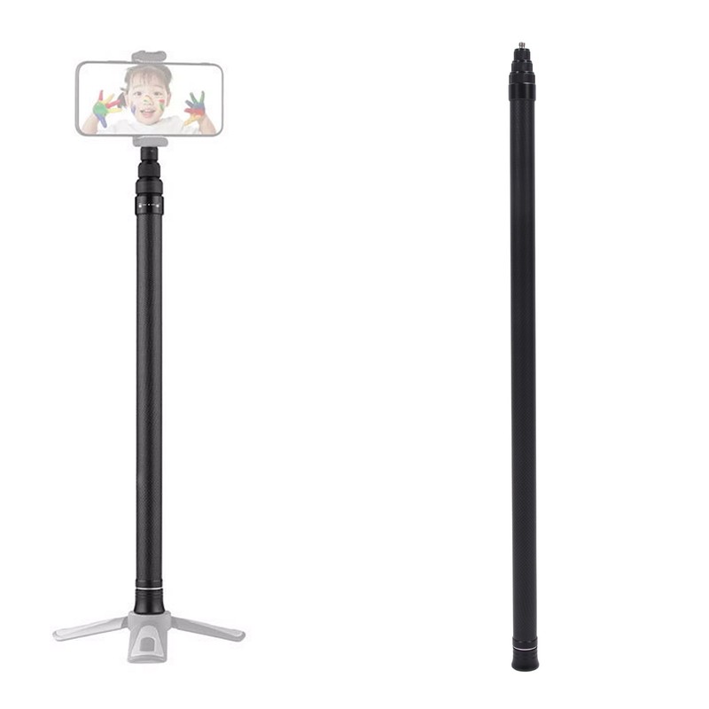 Action Camera Selfie Stick 118 Inch 7 Section Carbon Fiber