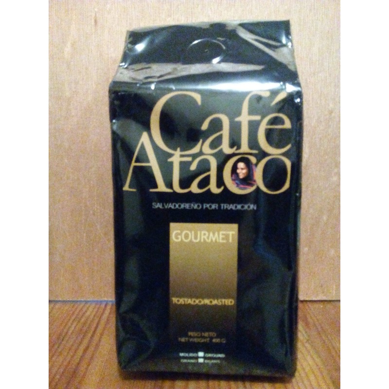Salvadorean GOURMET COFFEE, TOASTED & GROUNDED COFFEE, 400 GR PACK.