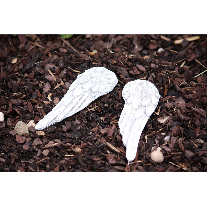 Small Angel wings made of Stone, handmade, frost-proof, Made in
