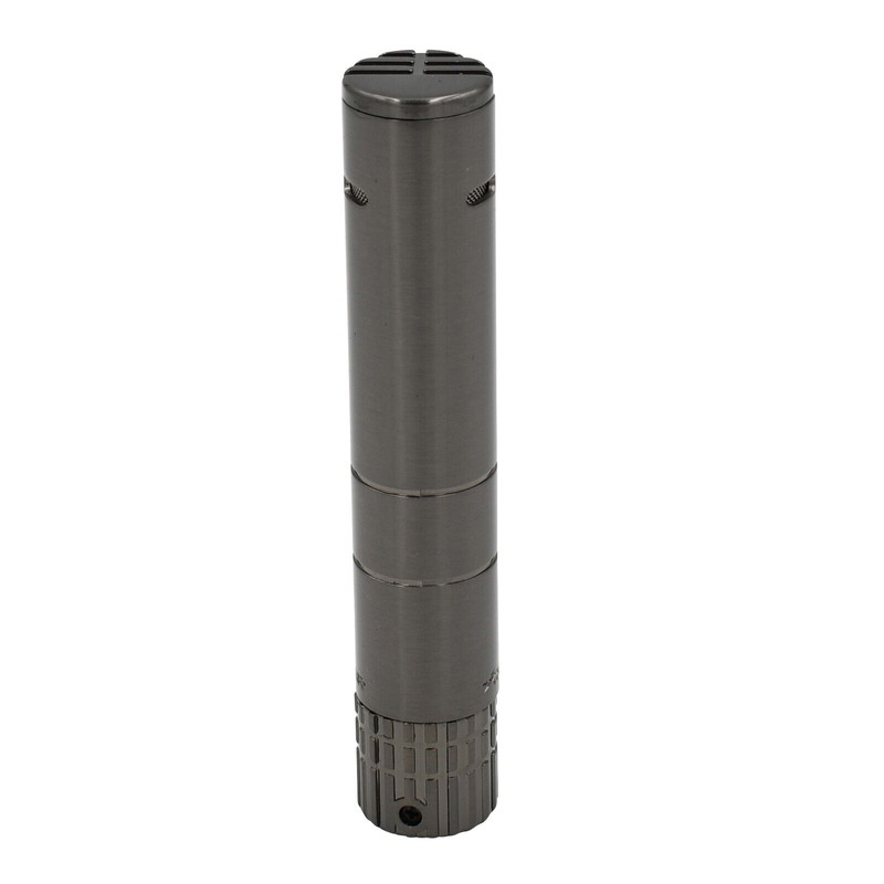 Xikar Turrim Cigar Lighter, Single Jet Flame, Piezo Ignition, Gunmetal