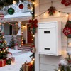 KYODOLED Locking Wall Mount Mailbox, Mail Boxes with Combination Lock