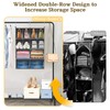 Ofiray-home 4 Tier Hanging Closet Organizer, 12 Compartments Sweater Organizer