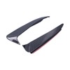 2pcs Rear Bumper Spoiler Side Canard Left Right Fit for