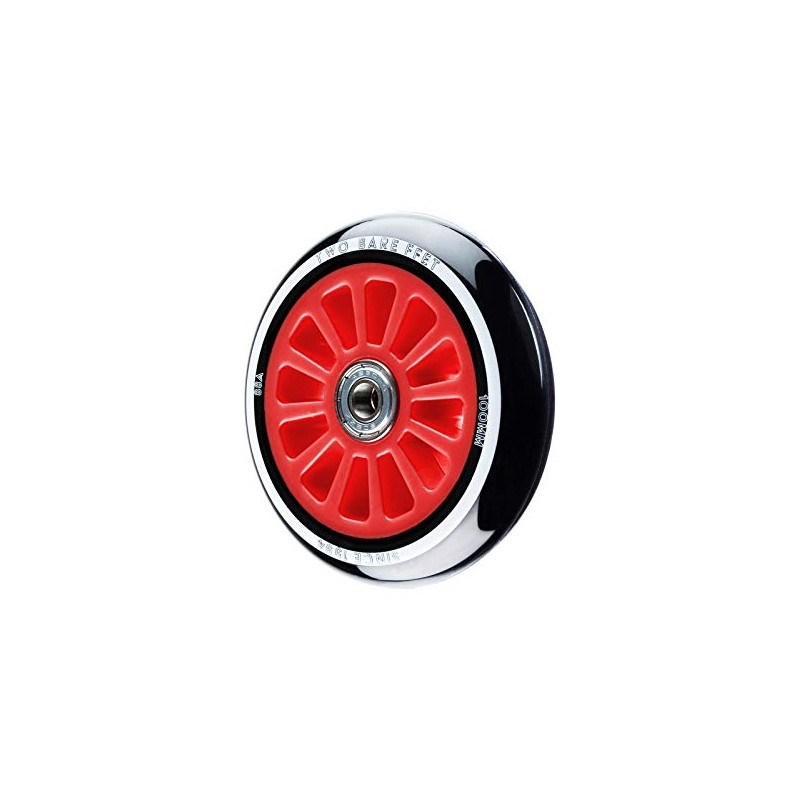 TBF Stunt Scooter Wheels - ABEC 9 Bearings Red (Pair)