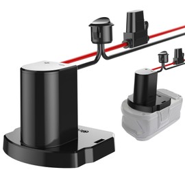 Power Wheel Adapter with Fuse&Switch, Secure Battery Adapter for 18V ONE+ Lithium Battery, with 12 Gauge Wire, Good Power Convertor for DIY Ride On Truck, Robotics, RC Toys and Work Lights