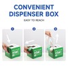 Small Trash Bags with Handles 2 Gallon 200 Count White