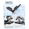 Crspexil Compound Binocular Microscopes 40X-2000X with Microscope Prepared Slides 30p,for