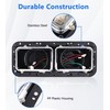 YUWUTF Headlight Housing Base with Wire Harness Compatible with Kenworth