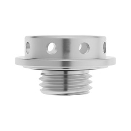 Silver Alloy Oil Filler Cap 32 mm Thread Compatible with Nissan Skyline GTR Silvia S14 S15 350z 370z Compatible with Honda