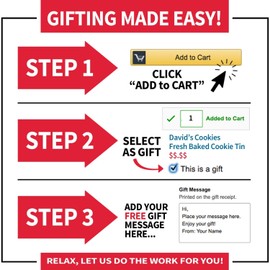 David's Cookies Peanut Butter Chunk Fresh-Baked Decadent Cookie Gift Basket Tin — Luscious Large Peanut Butter Cookies With No Added Preservatives — All-Natural Cookies — Ideal Gift for Corporate Birthday Fathers Mothers Day Get Well and Other Special Oc