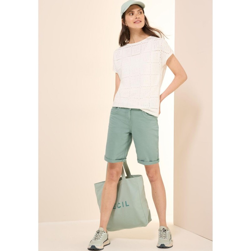 Cecil Damen B379213 Bermudas/Shorts, Matcha Green, 32