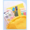 4-Rolls P21 Label Tape Transparent 180 Labels/Roll,14x40mm (0.55"x1.57"),Thermal Paper Compatible