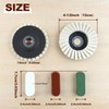 SPEEDWOX 8Pcs Felt Flap Disc Abrasives Buffing Polishing Wheel and