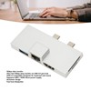 Dual USB C Expansion Hub Professional 7 Ports Plug and
