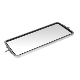 Stainless Steel Mirror, 7 x 16 inches, West Cost Style. Right or left side.